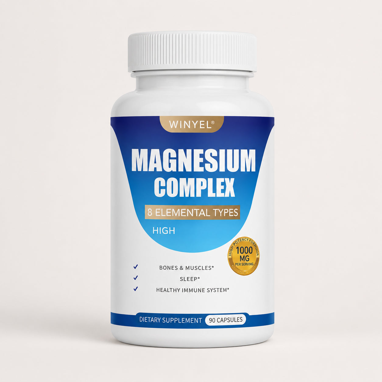 Magnesium Complex Gummies — 1000mg · 8 Forms · 90 Count